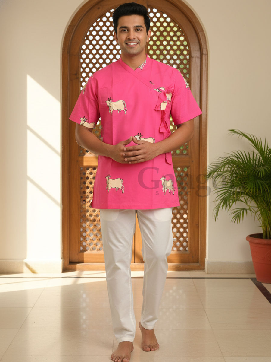 Cotton Printed Kirtan Bagalbandi XL