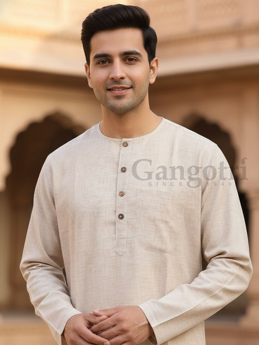 Kurta Cotton Roundneck XL - Image 2