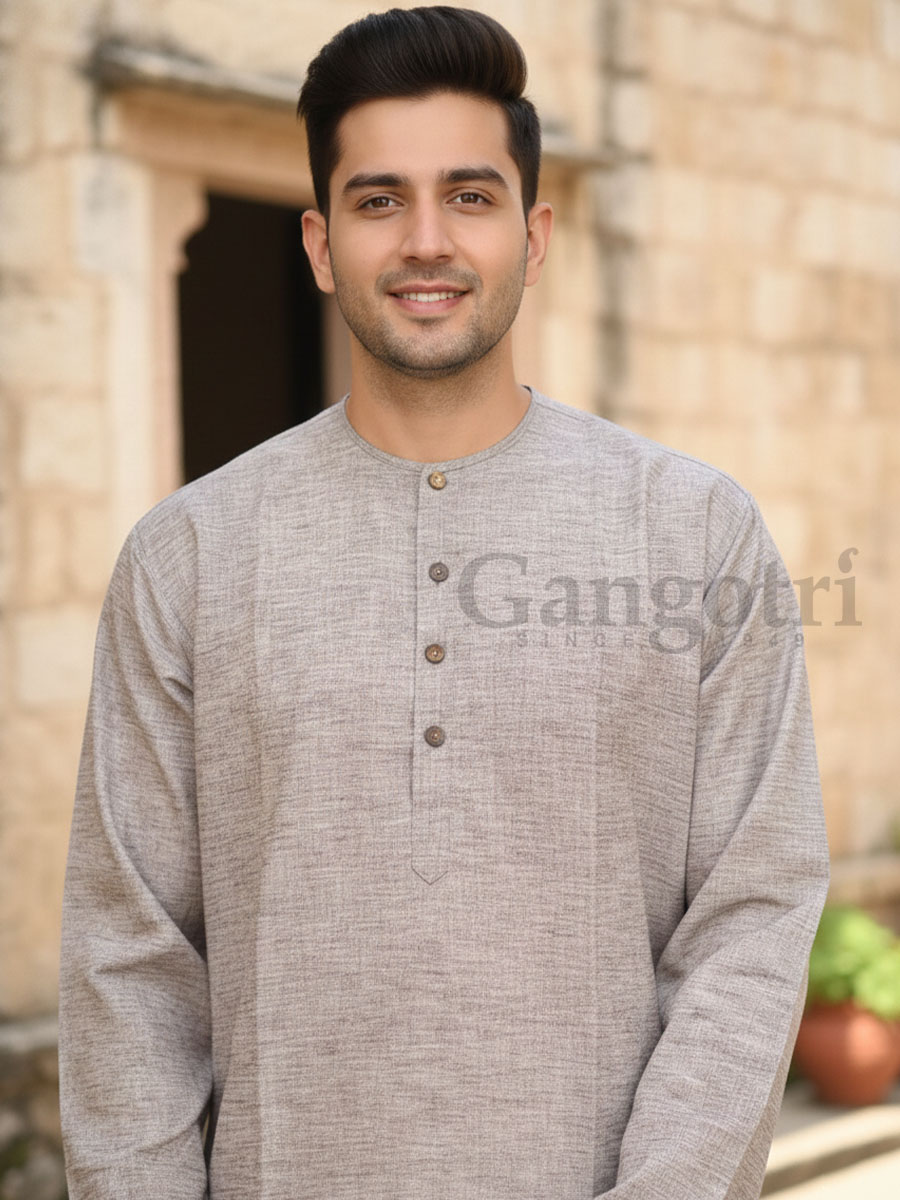 Kurta Cotton Roundneck XL - Image 2