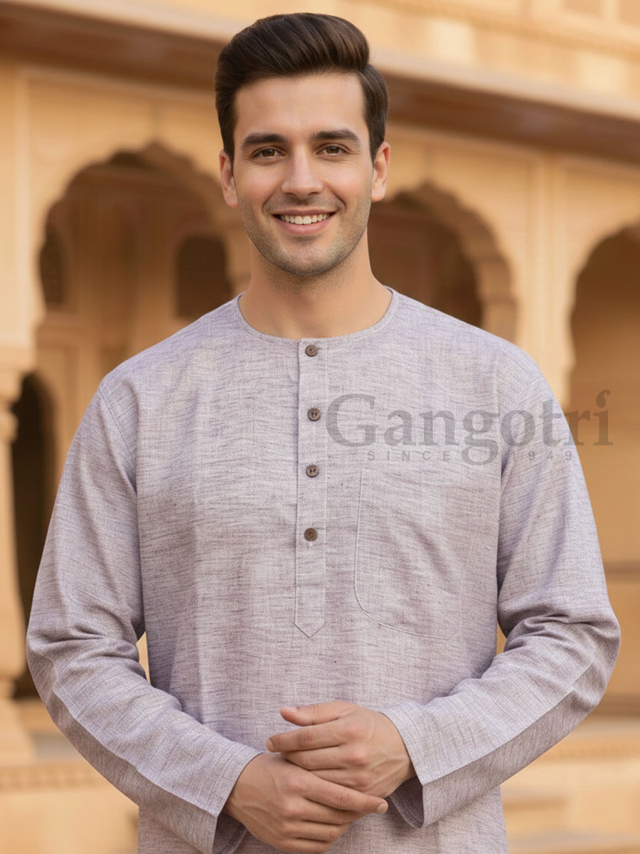 Kurta Cotton Roundneck XL - Image 2