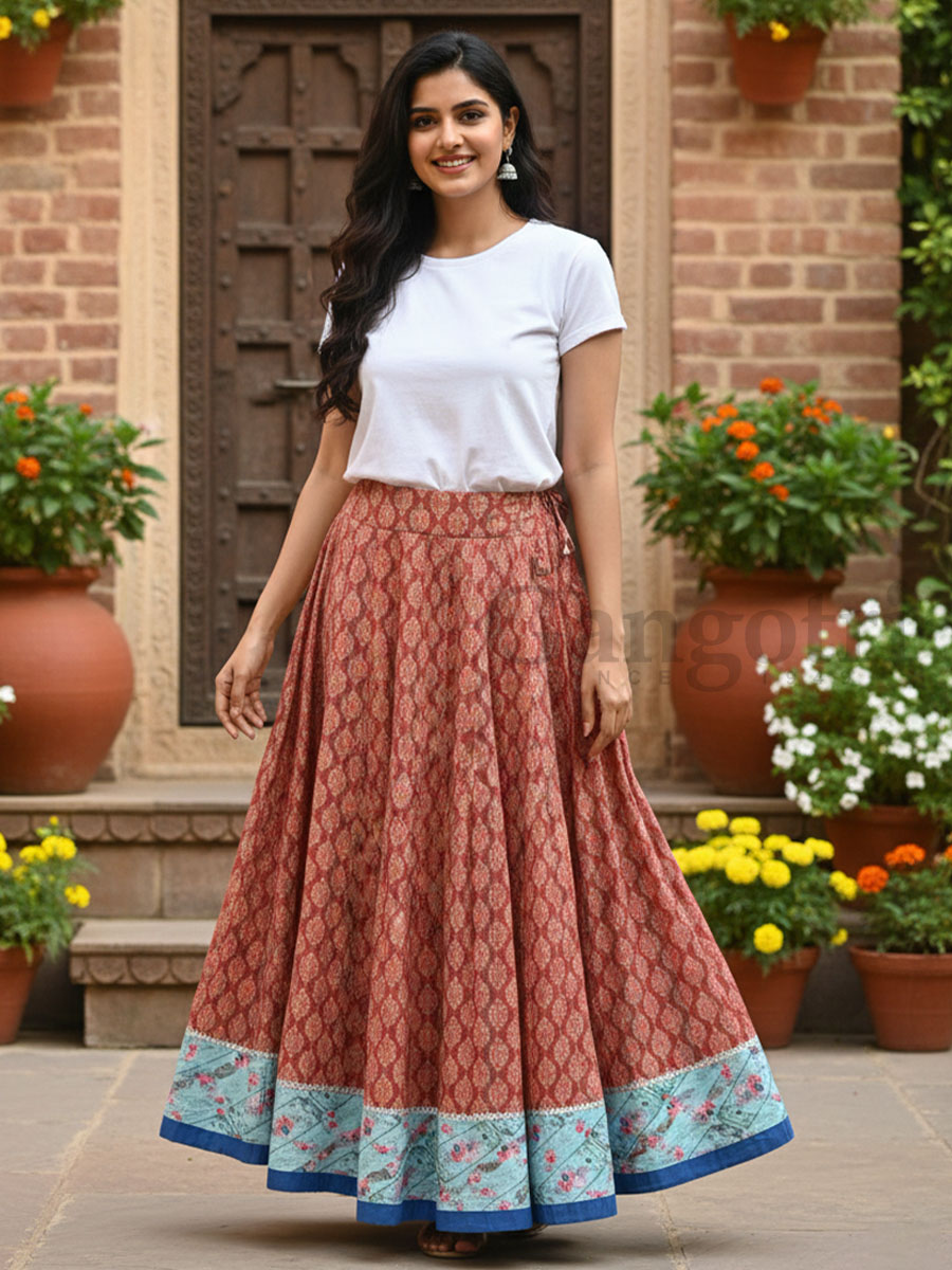 Sugandh Van Cotton Skirt XL