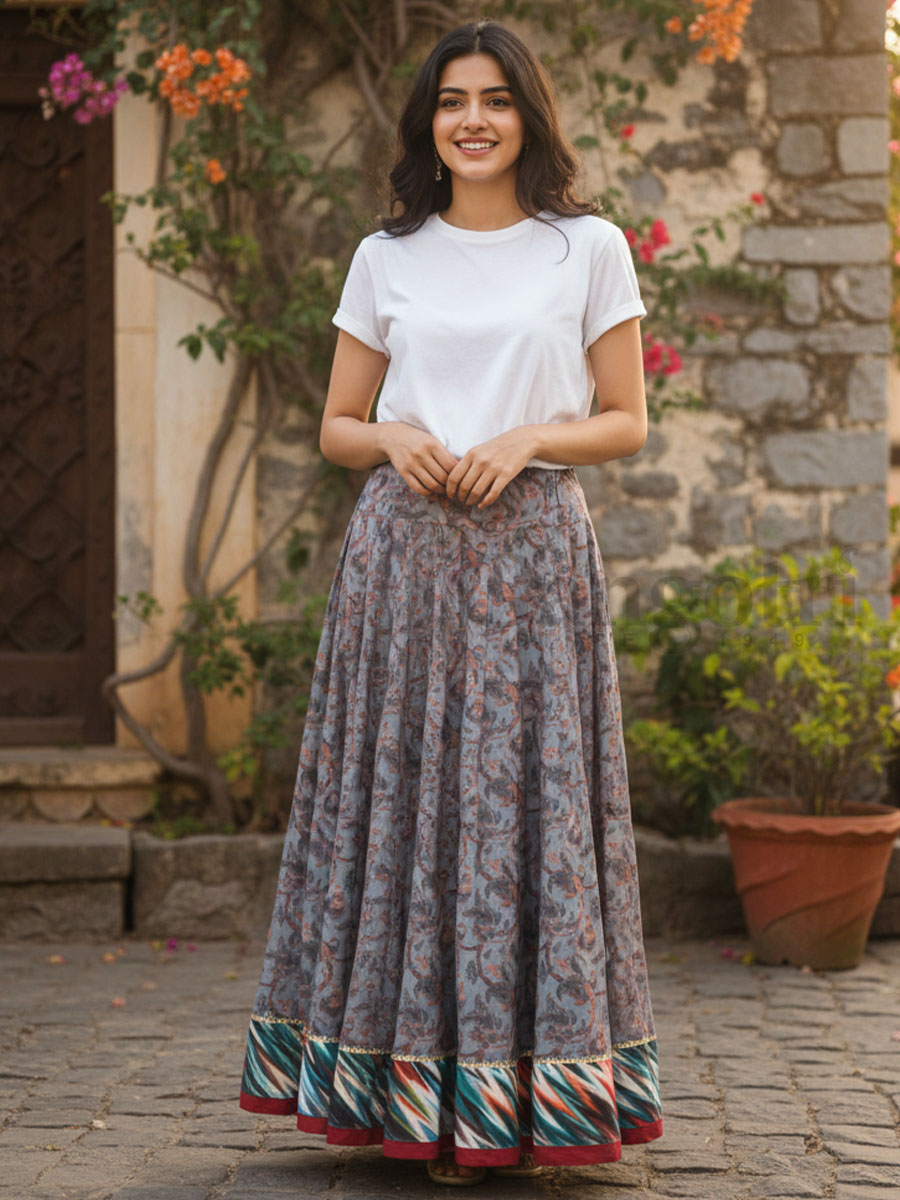Meghavarna Cotton Skirt XL
