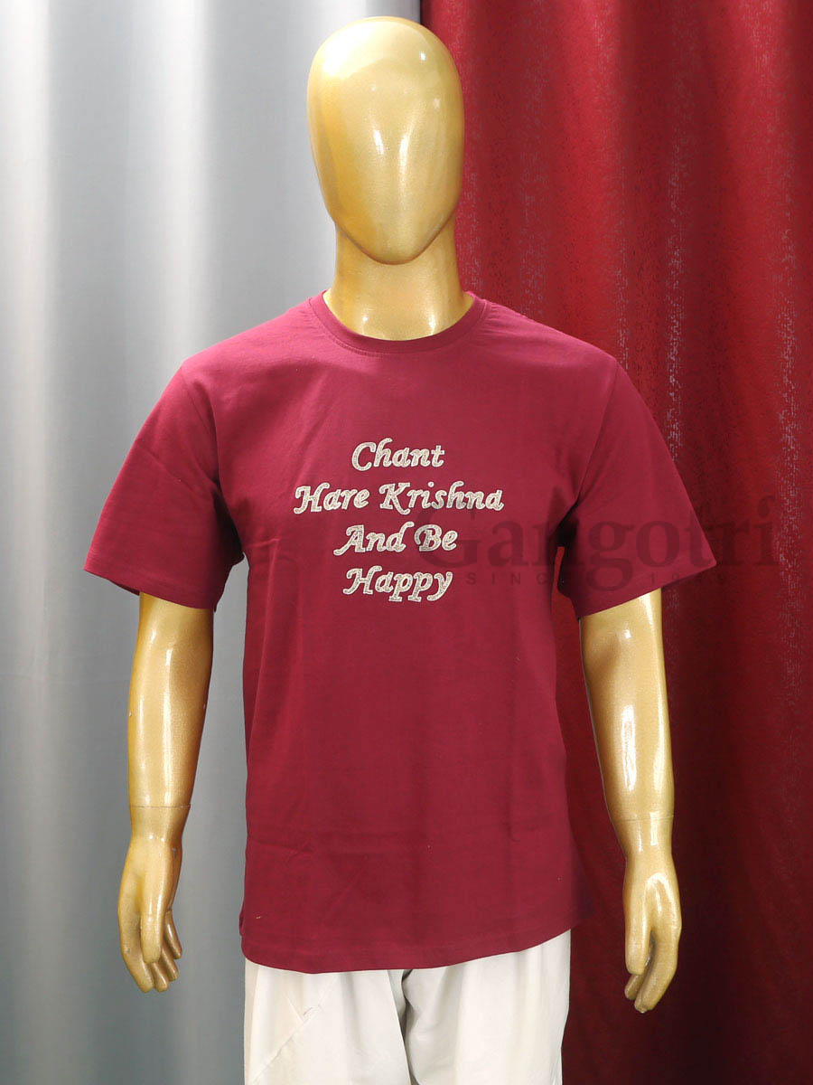 Cotton Embroidered T-Shirt XL