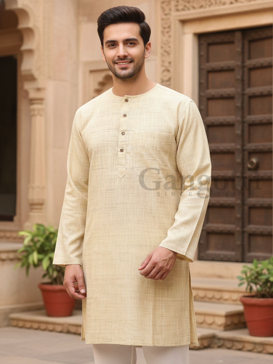 Kurta Cotton Roundneck 2XL