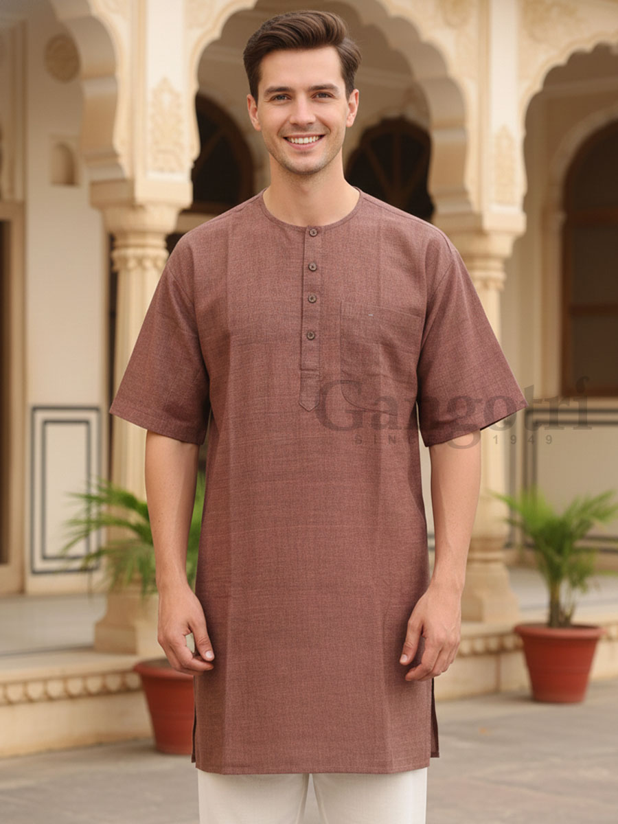 Kurta Cotton Roundneck 2XL