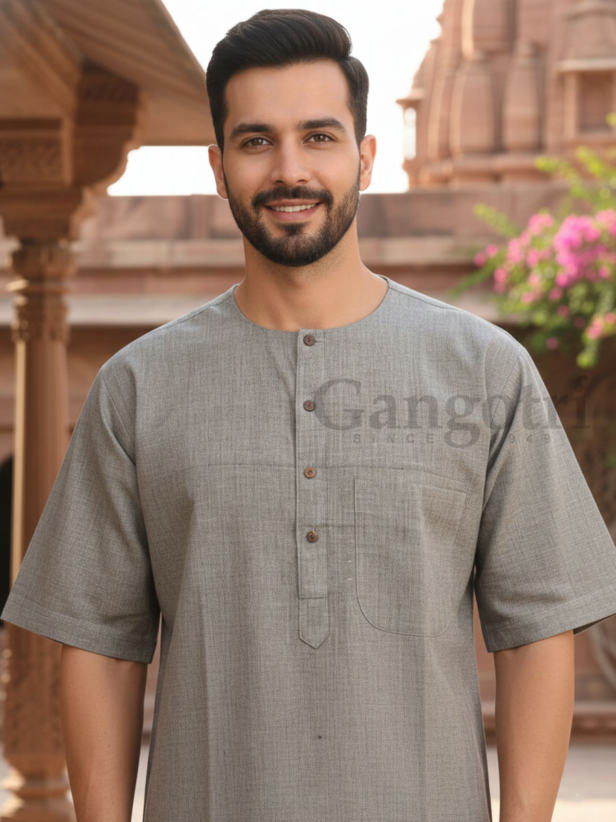 Kurta Cotton Roundneck 2XL - Image 2