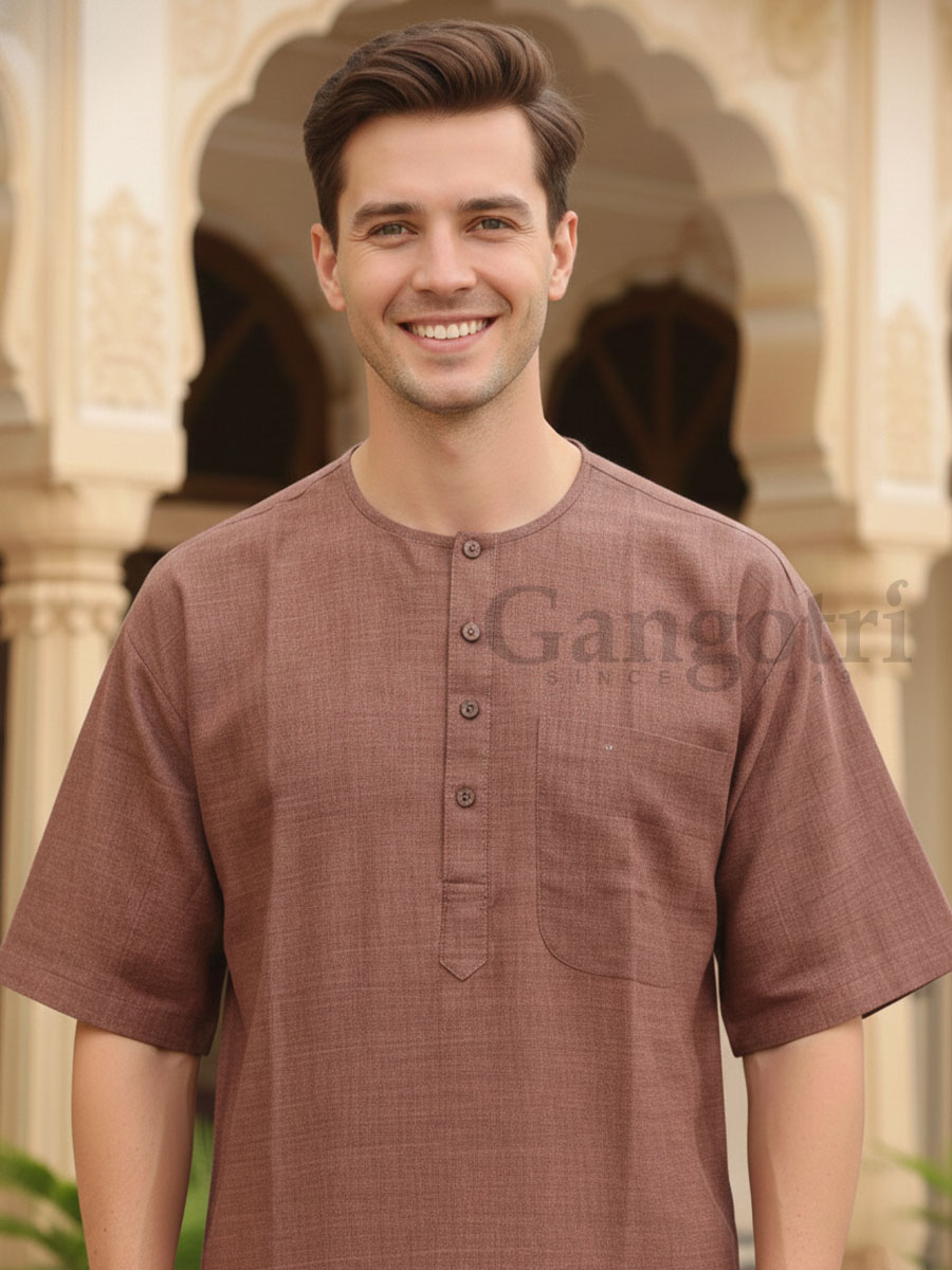 Kurta Cotton Roundneck 2XL - Image 2