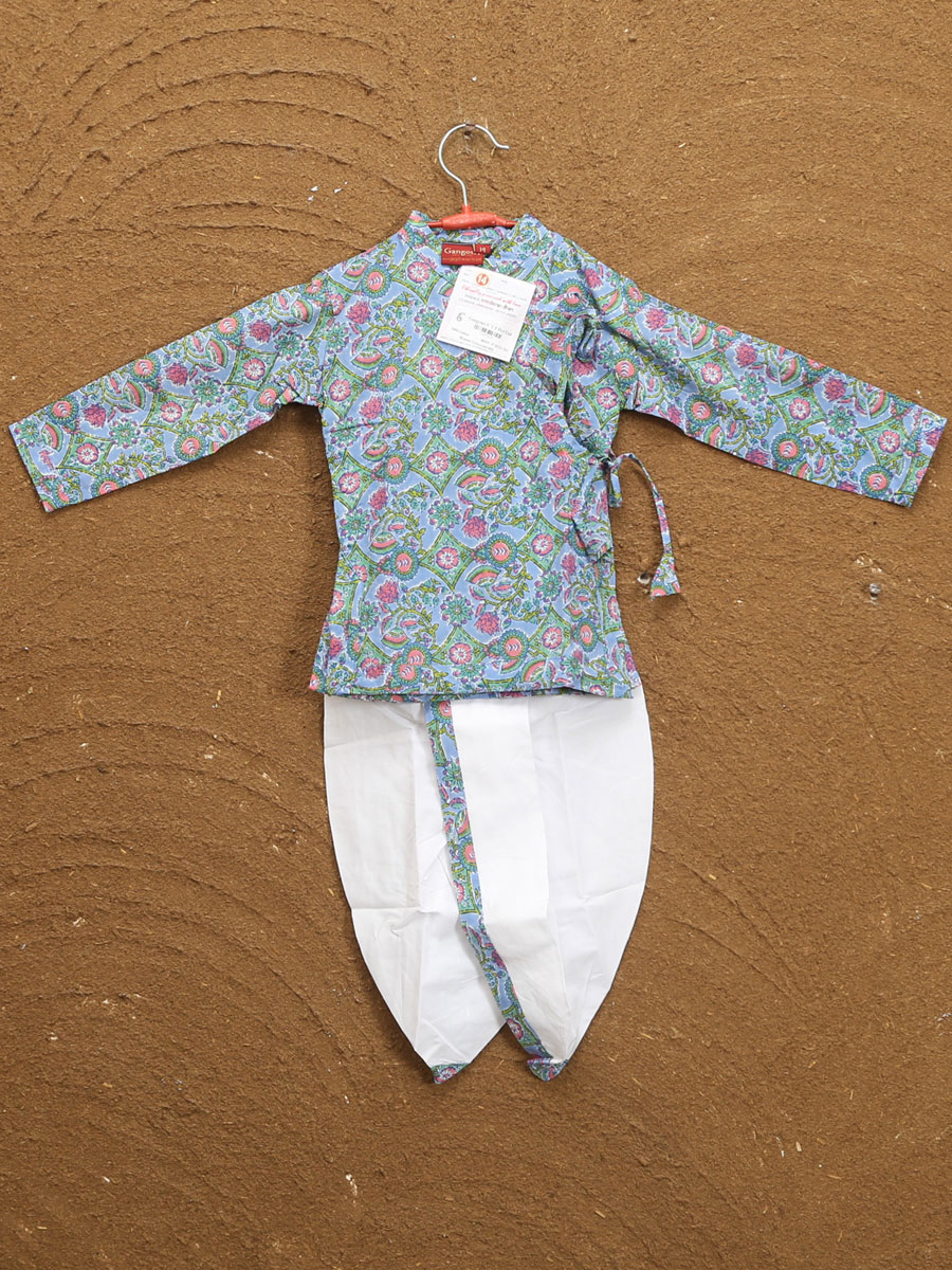 Kids Dhoti Bagalbandi Sets '0-1' Years - Image 4