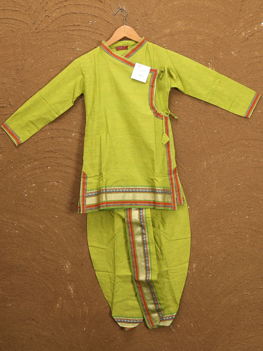 Kids Dhoti Bagalbandi Sets '6-7 Years' - Image 2