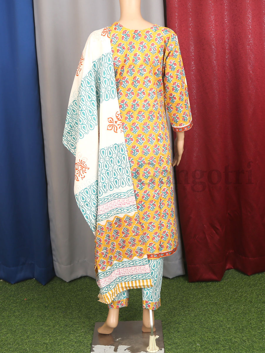 Cotton Printed Suit L - Image 4