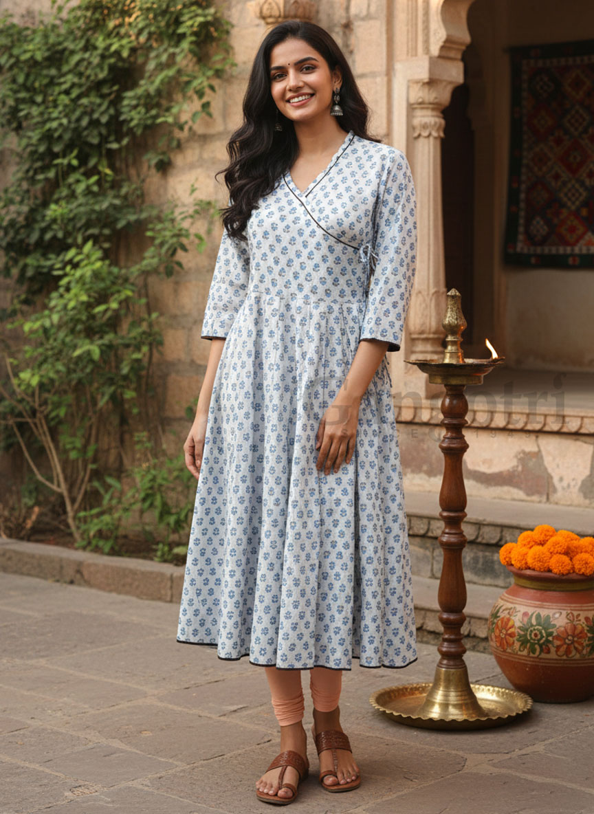 Varada Cotton Anarkali M