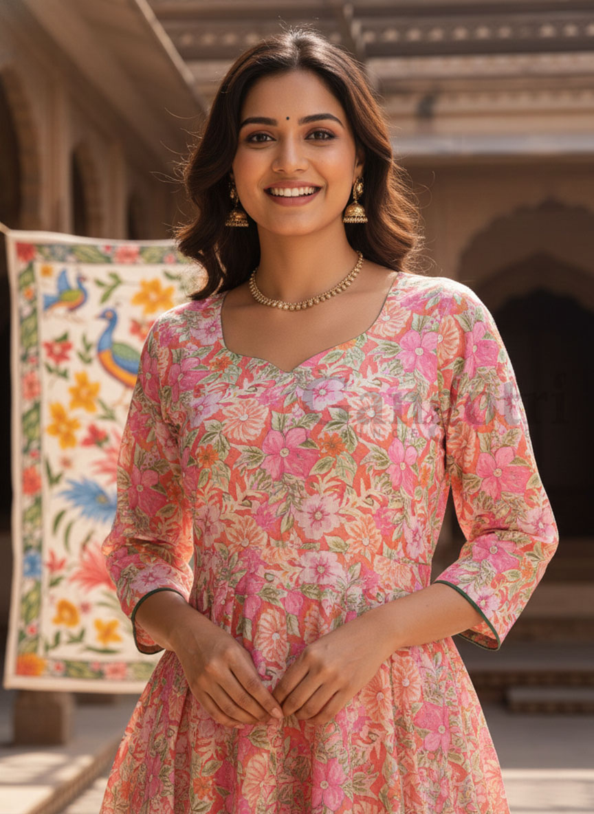 Padmini Cotton Anarkali M - Image 2