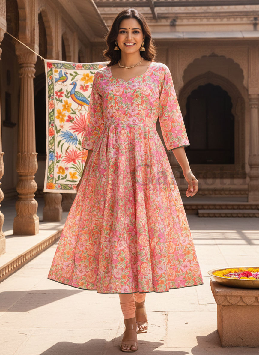 Padmini Cotton Anarkali M