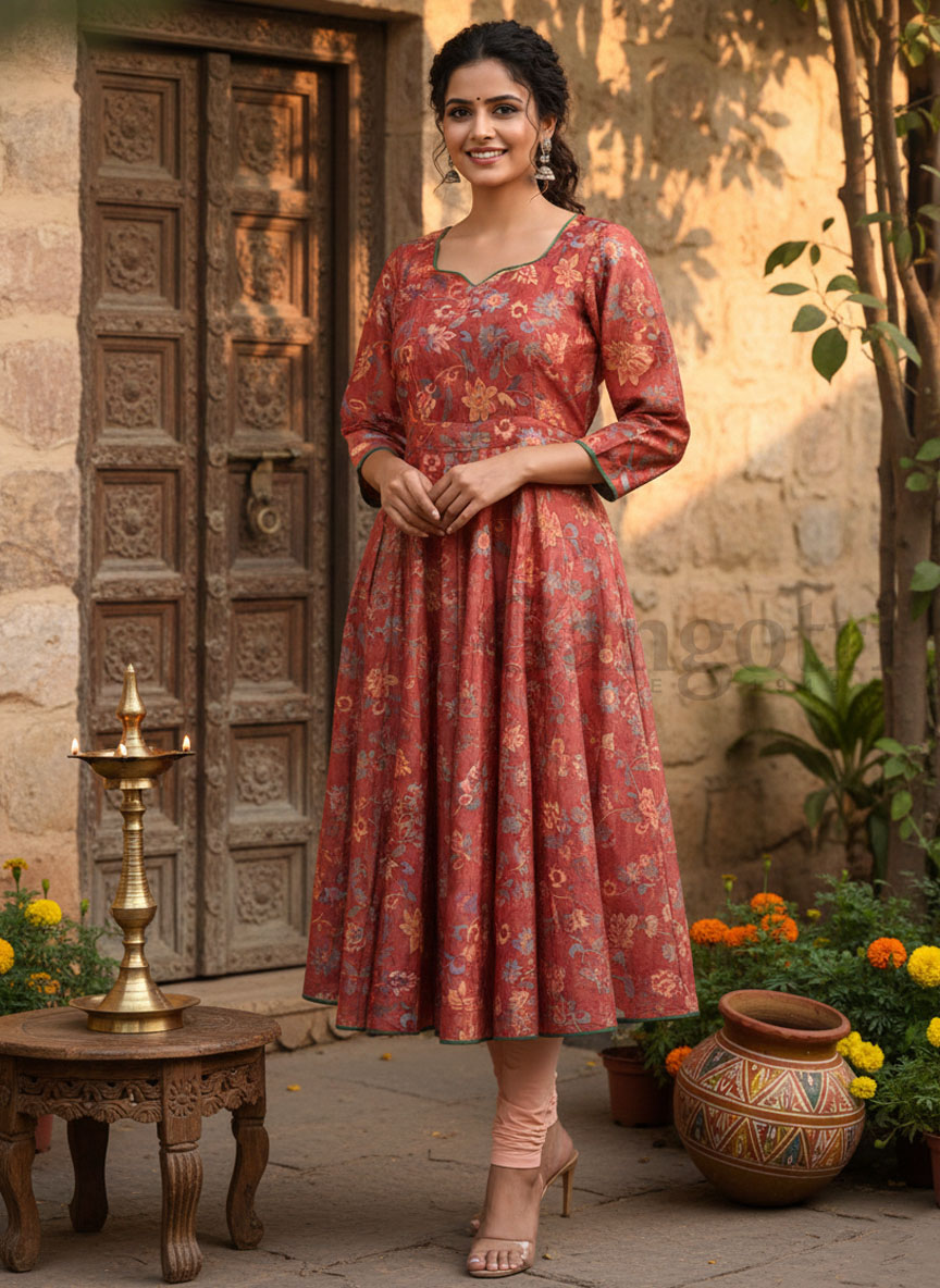 Vasanti Lata Cotton Anarkali M