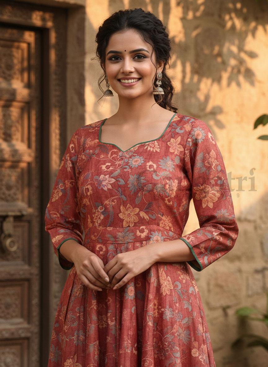 Vasanti Lata Cotton Anarkali M - Image 2