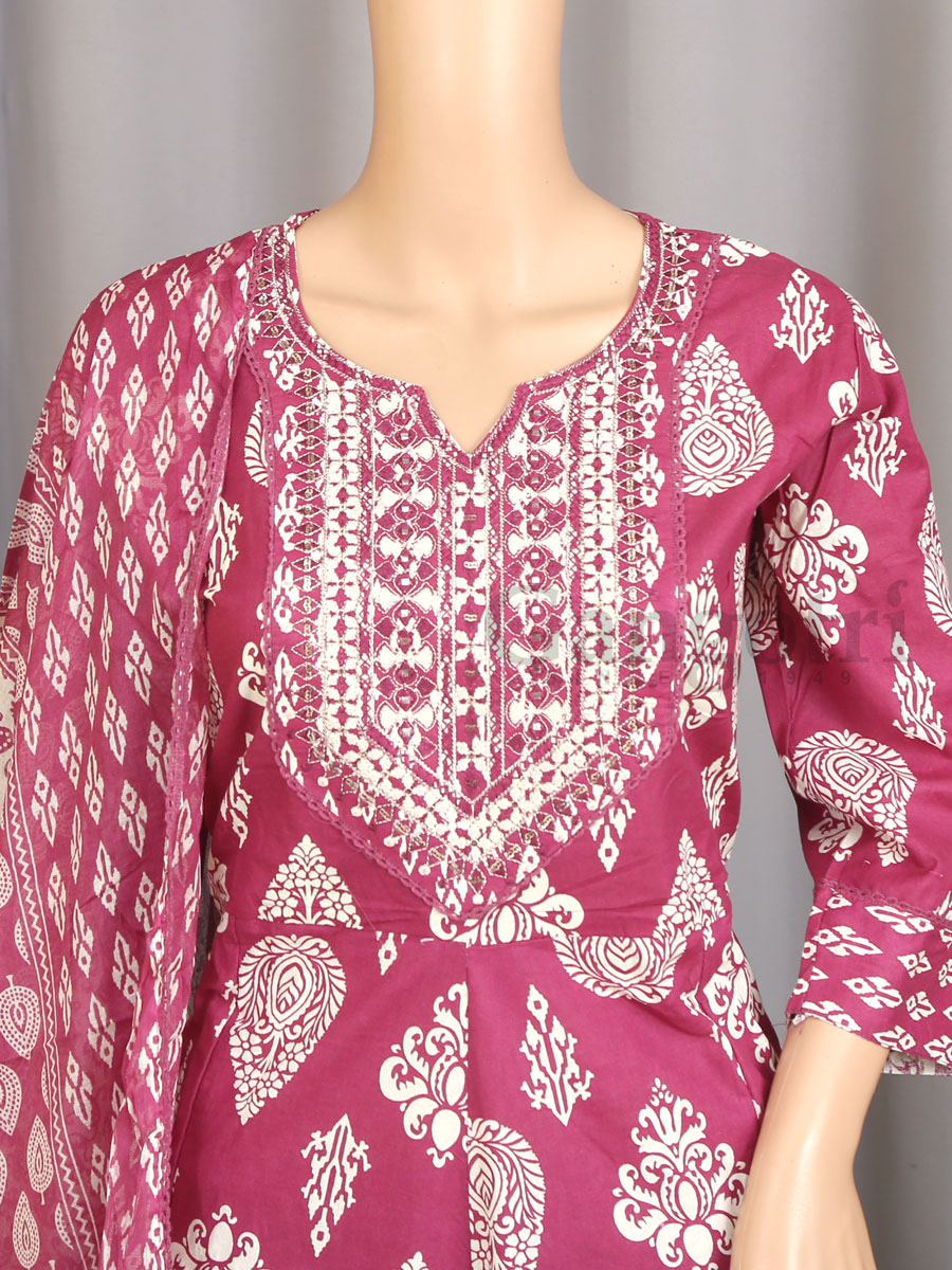 Cotton Printed Suit M - Image 3