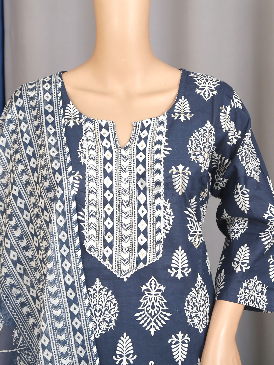 Cotton Printed Suit M - Image 3