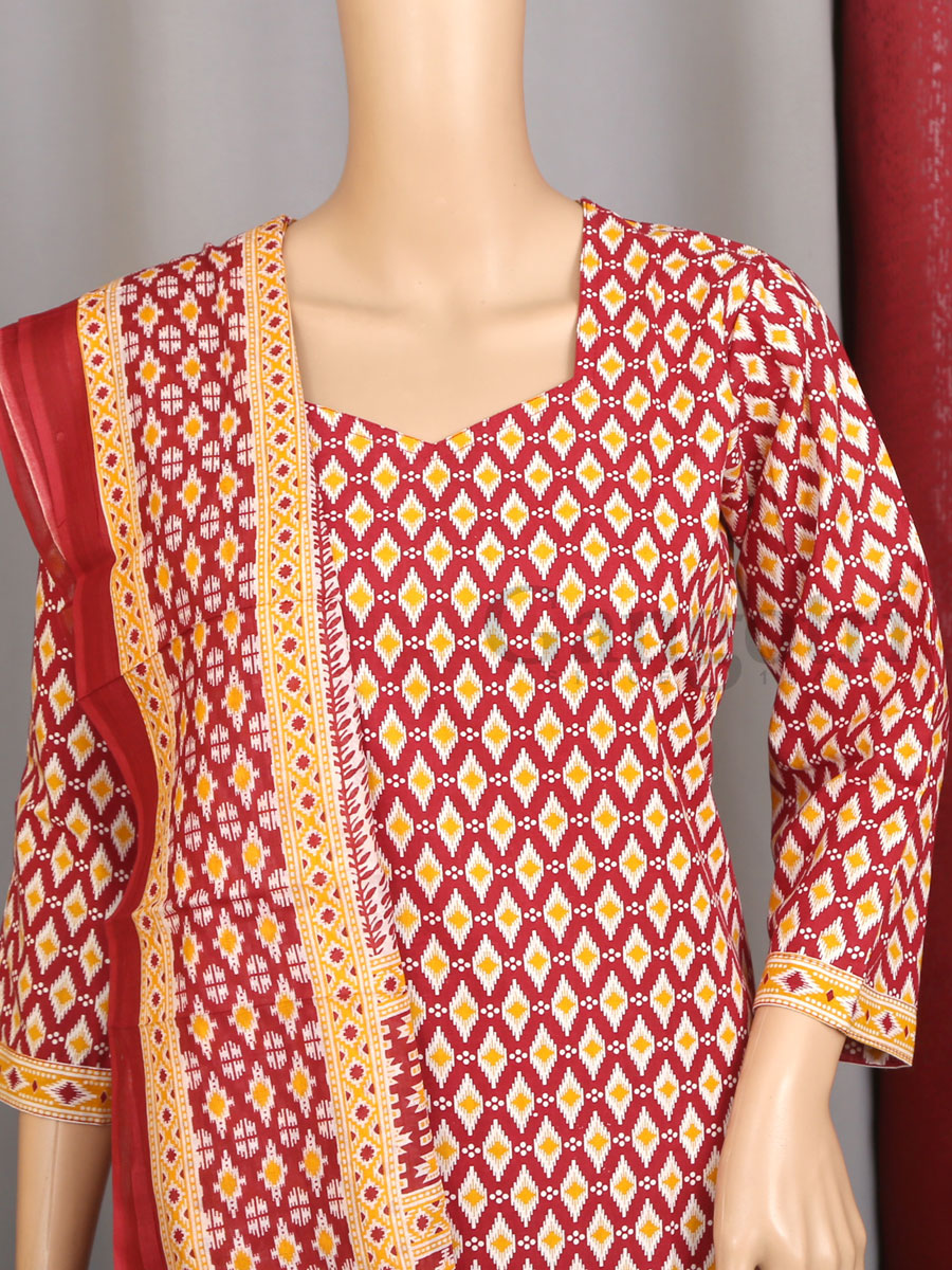 Cotton Printed Suit S - Image 3