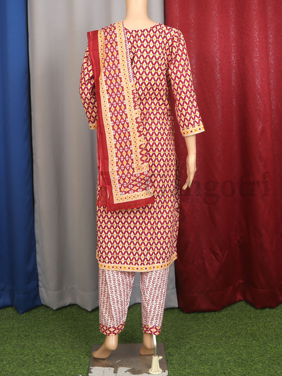 Cotton Printed Suit S - Image 4