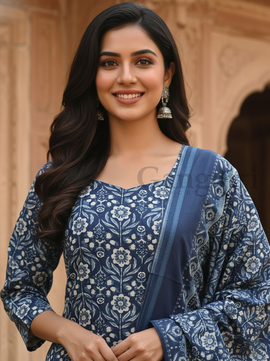 Cotton Printed Suit S - Image 2