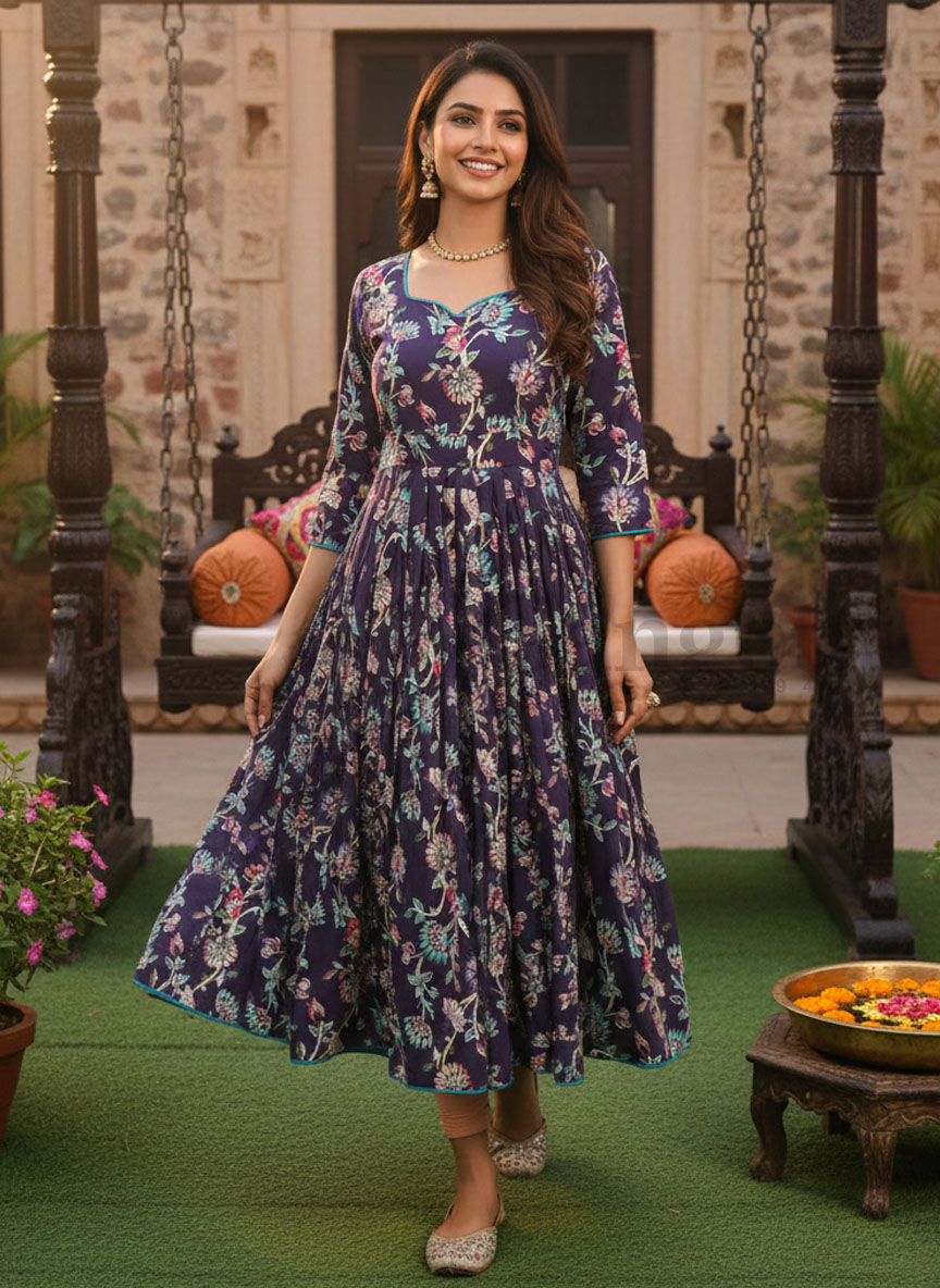 Nilanjana Cotton Anarkali XL