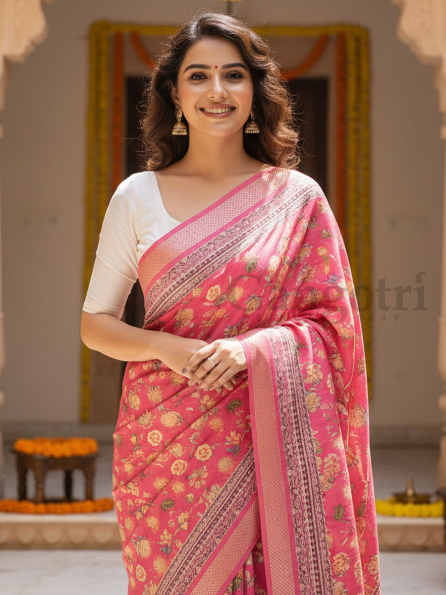 Sari Immitation Crepe - Image 2