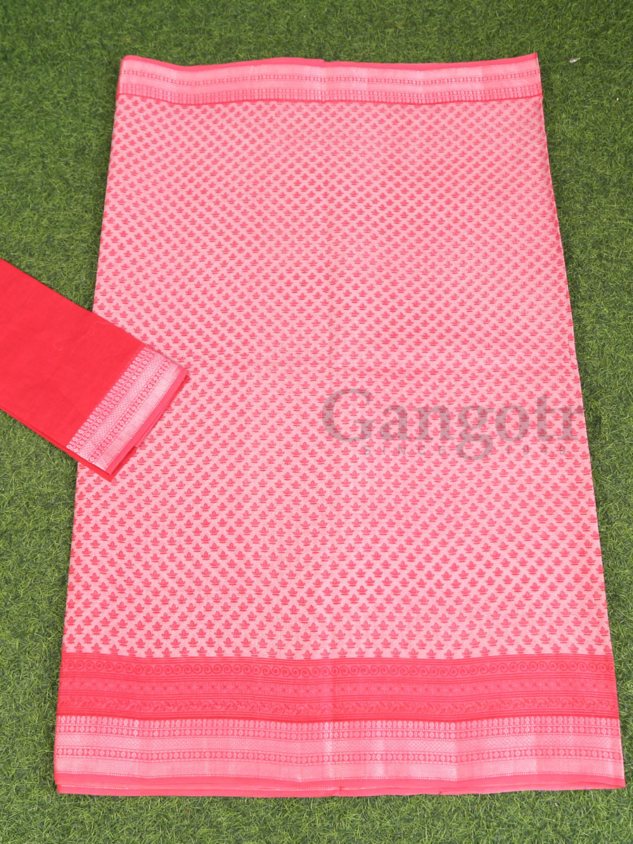 Cotton Printed Saree - Image 3