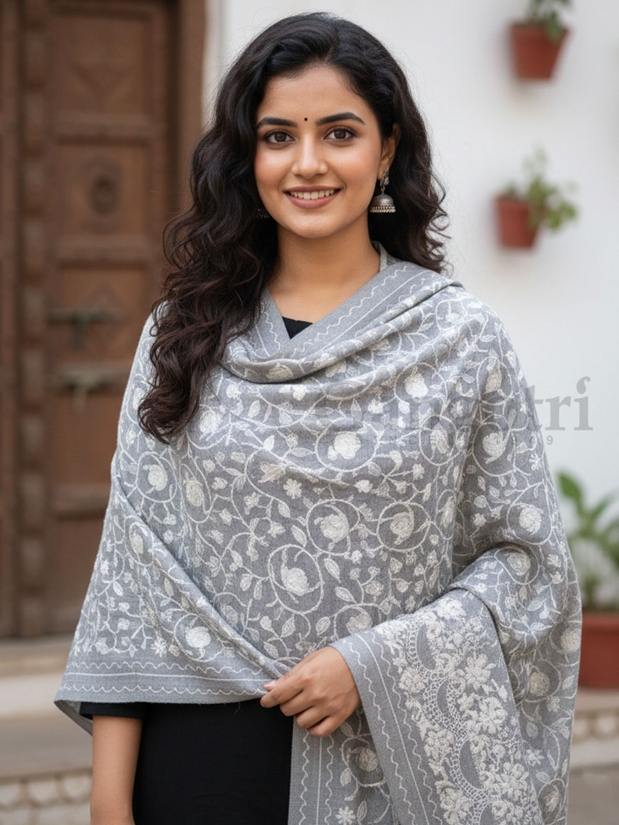 Designer Cashmere Shawl - Image 2