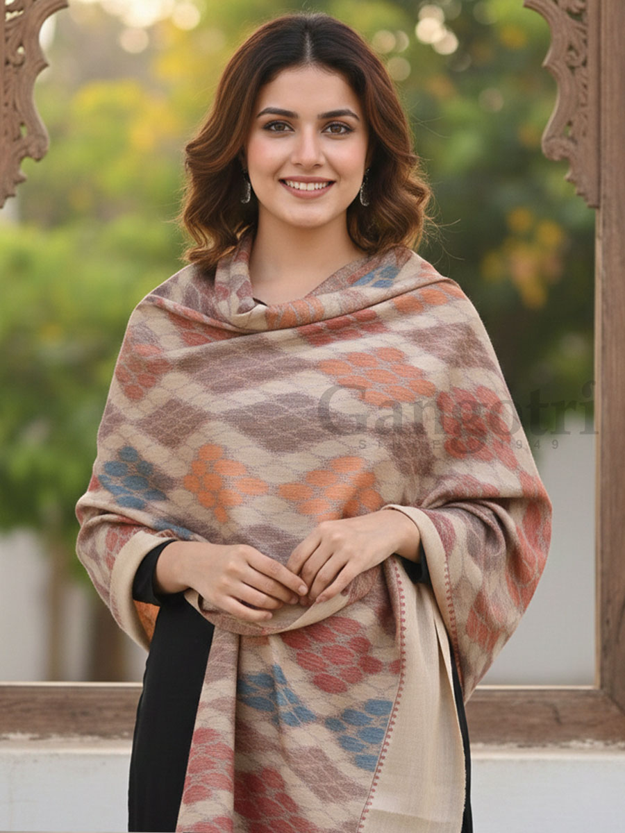 Designer Cashmere Shawl - Image 2