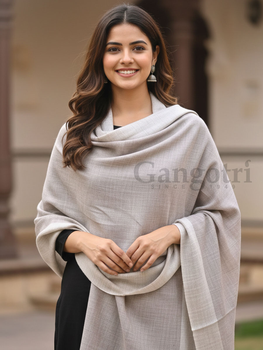 Plain Cashmere Shawls - Image 2
