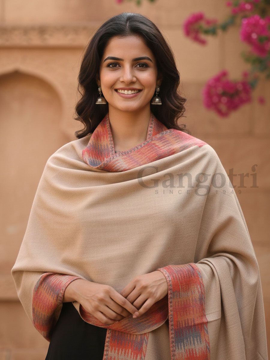 Designer Cashmere Shawl - Image 2