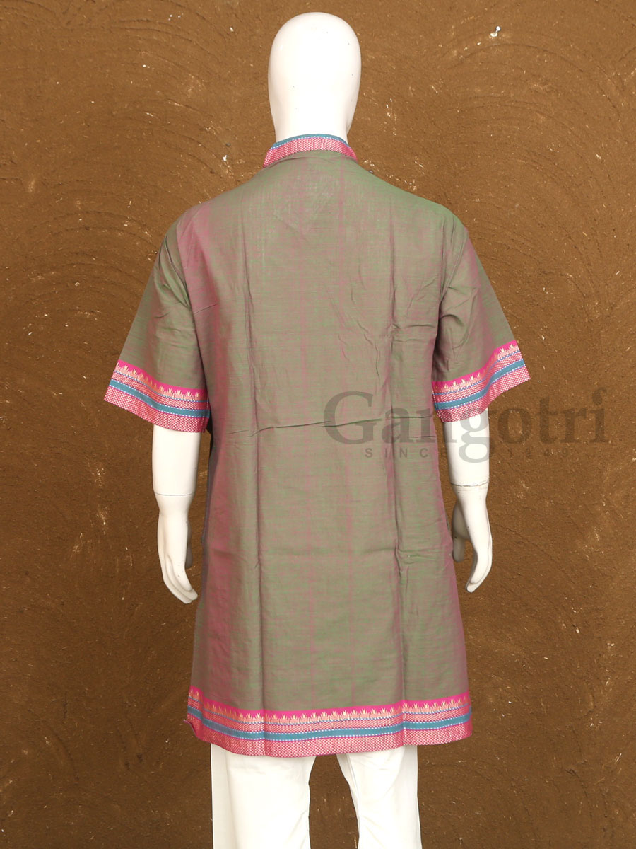 Bordered Plain Bagalbandi 2XL - Image 4