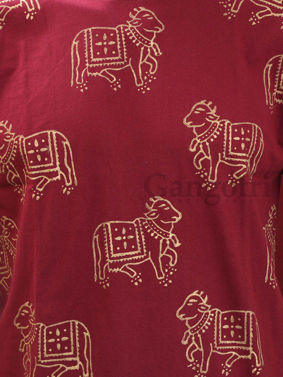 Cotton Printed T-Shirt 2XL - Image 2