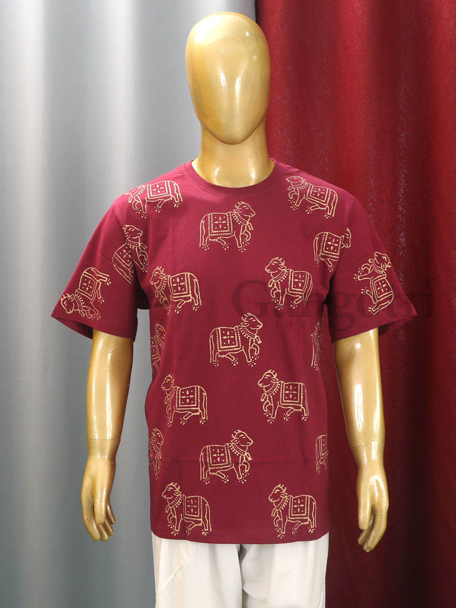 Cotton Printed T-Shirt 2XL