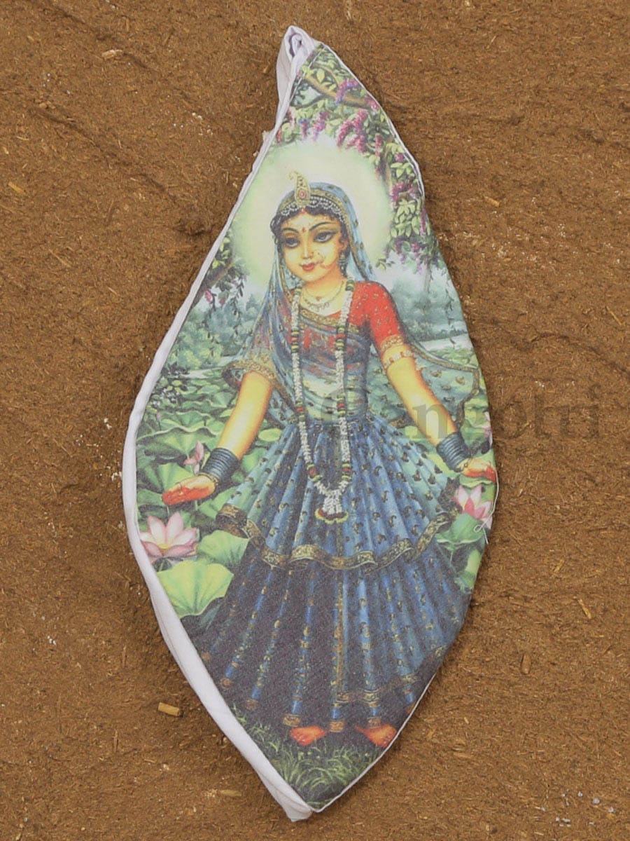 Shri Radharani Printed Bead Bag