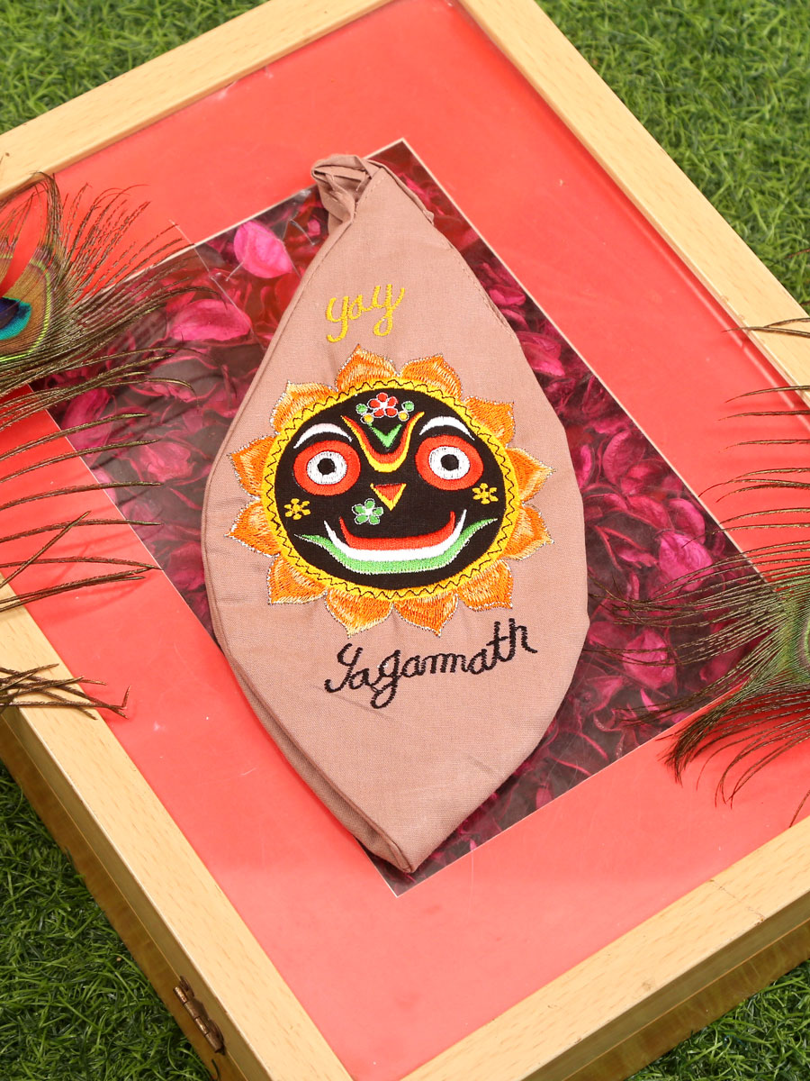 Jay Jagannath Embroidered Bead Bag