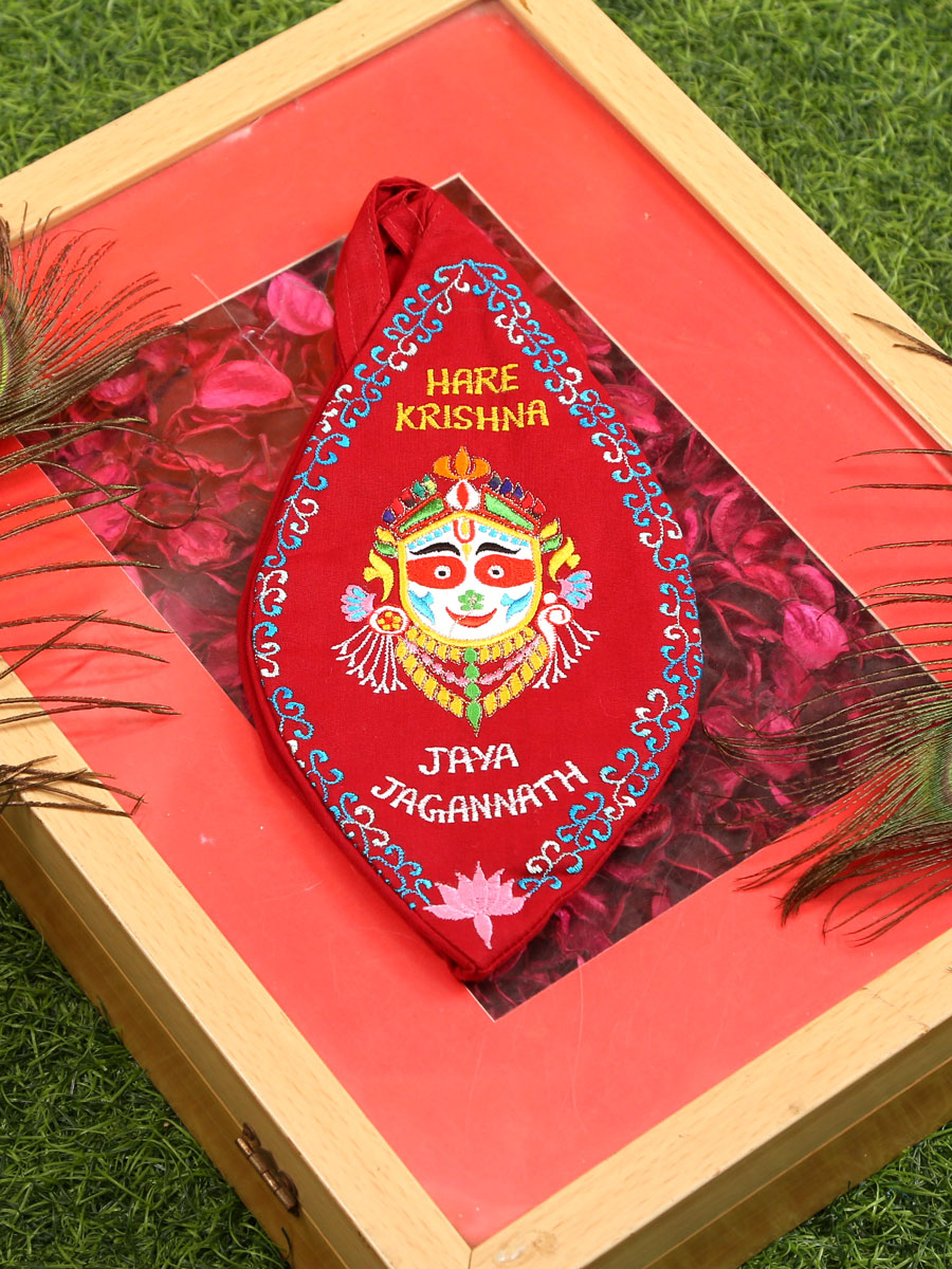 Jaya Jagannath Embroidered Bead Bag