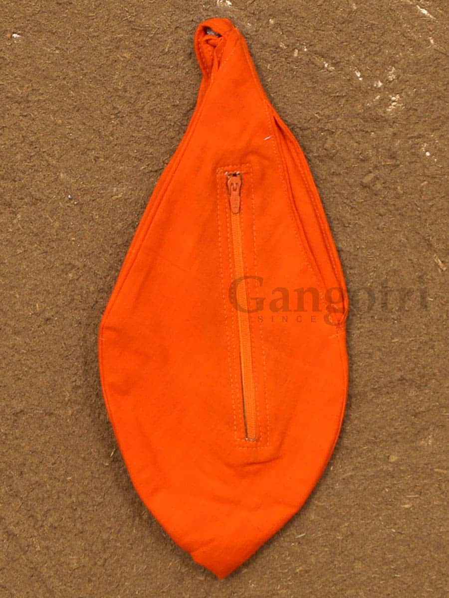 Silk Plain Zipped Bead Bag