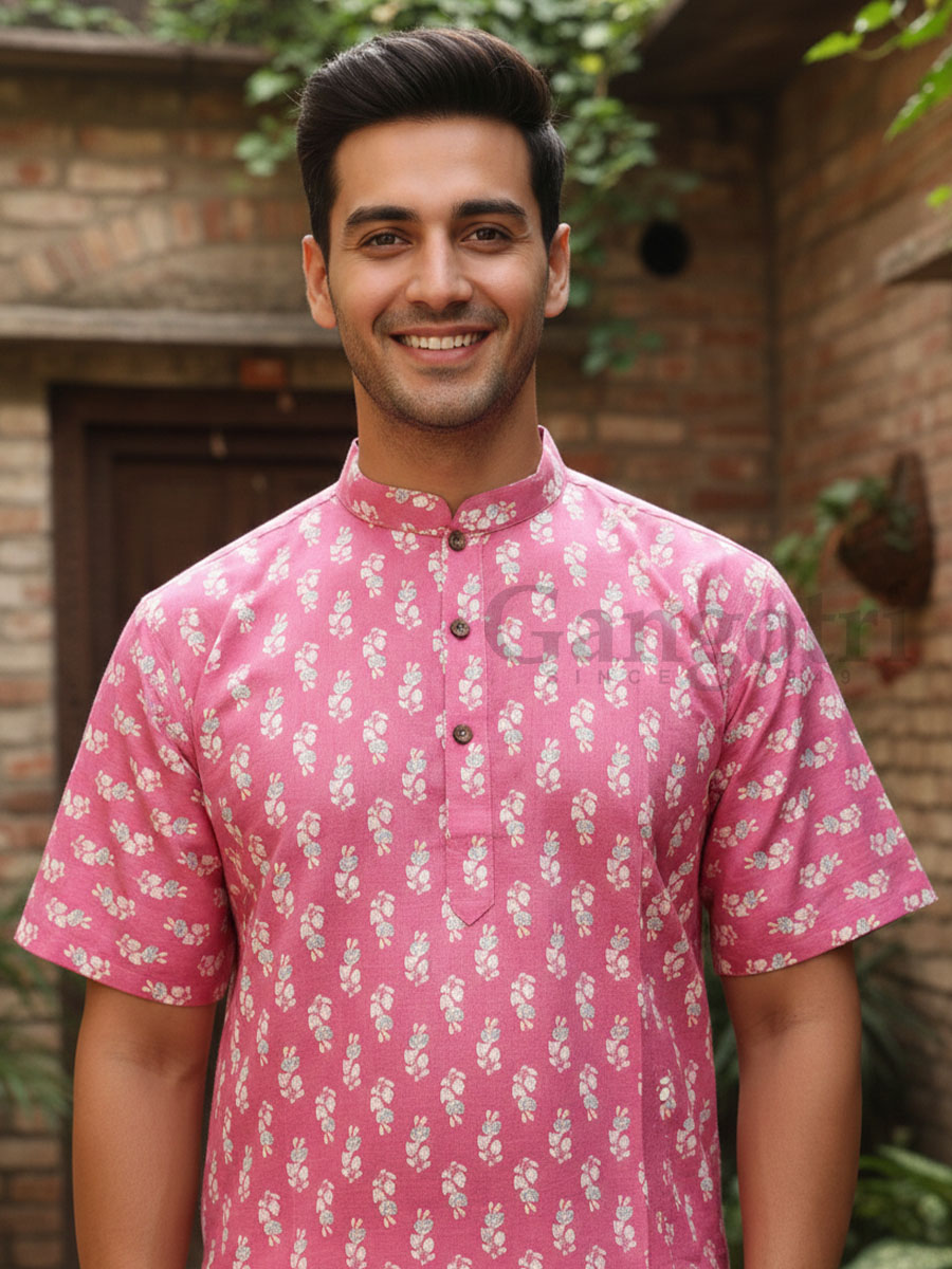 Kurta Kirtan Cotton Printed L - Image 2