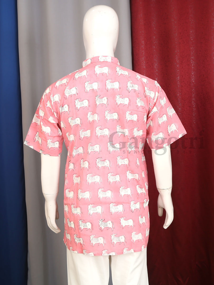 Kurta Kirtan Cotton Printed L - Image 4