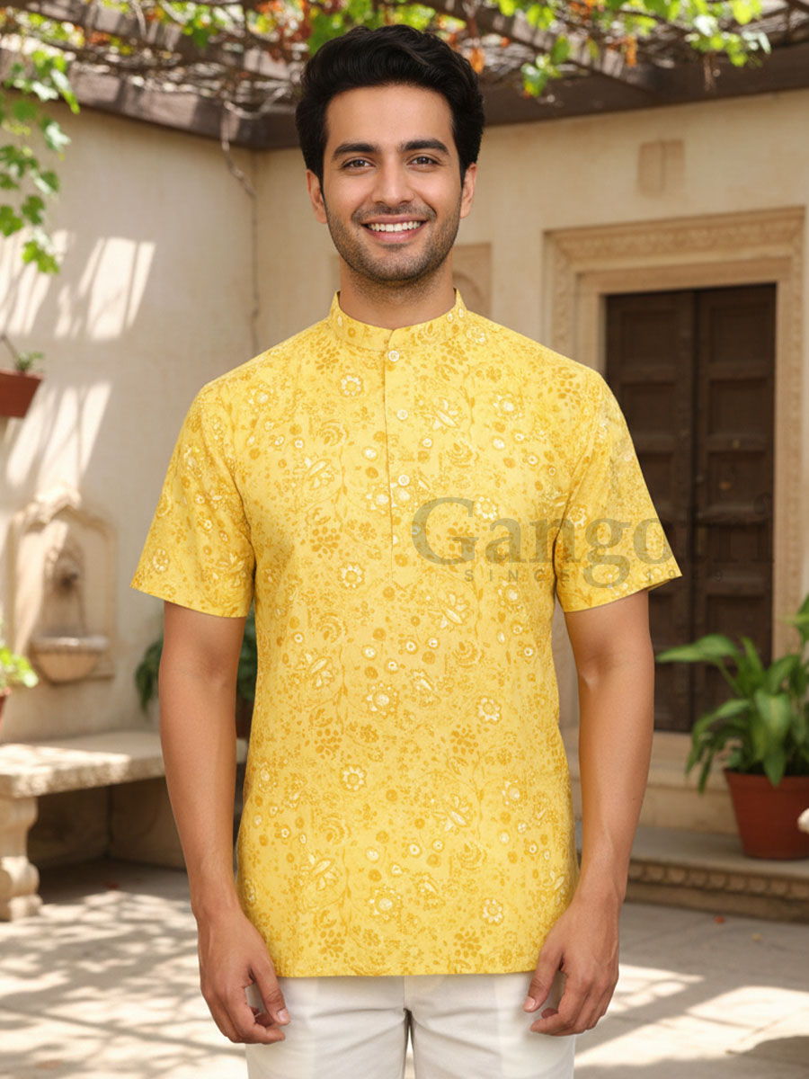Kurta Kirtan Cotton Printed M