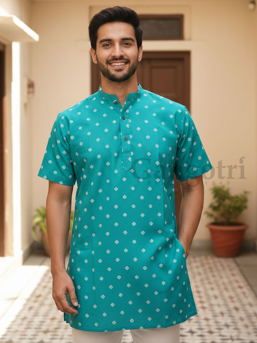 Kurta Kirtan Cotton Printed M