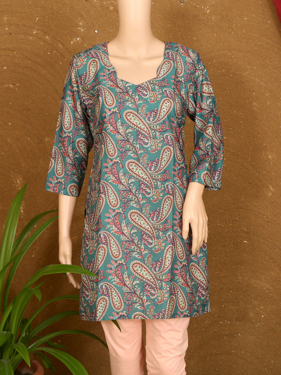 Women Fancy Cotton Tops M - Image 3