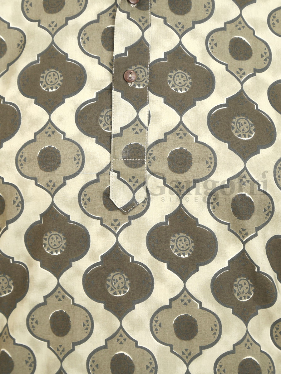 Kurta Kirtan Cotton Printed S - Image 3