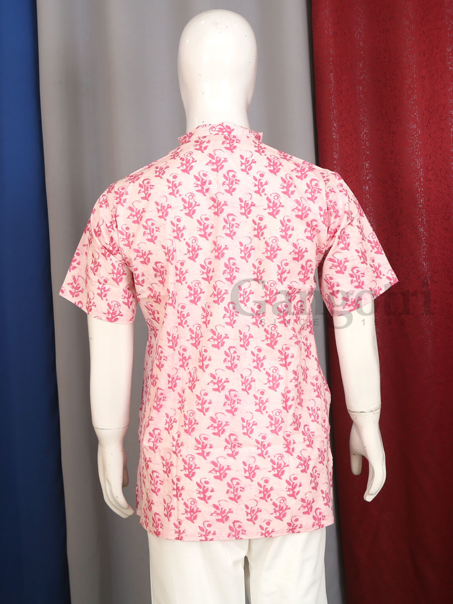 Kurta Kirtan Cotton Printed S - Image 4