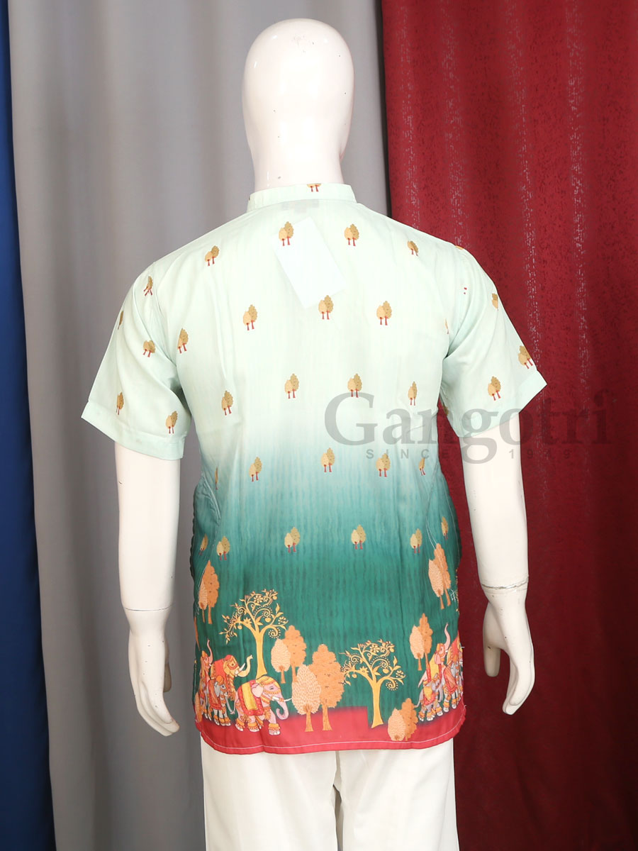 Kurta Kirtan Cotton Printed S - Image 4