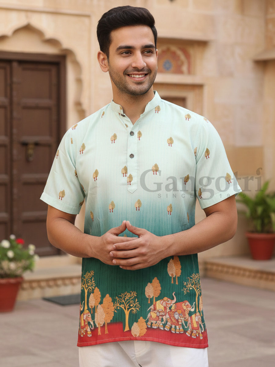 Kurta Kirtan Cotton Printed S