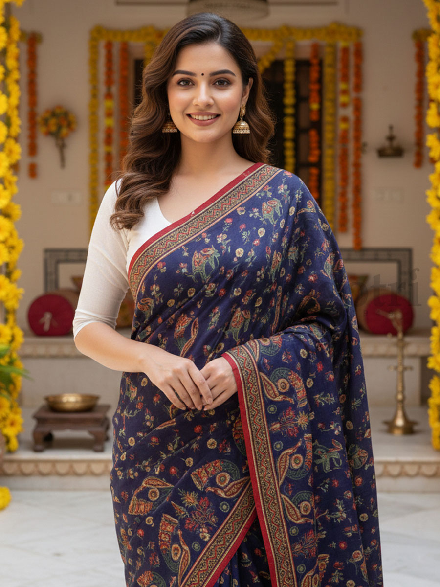 Sari Immitation Crepe - Image 2