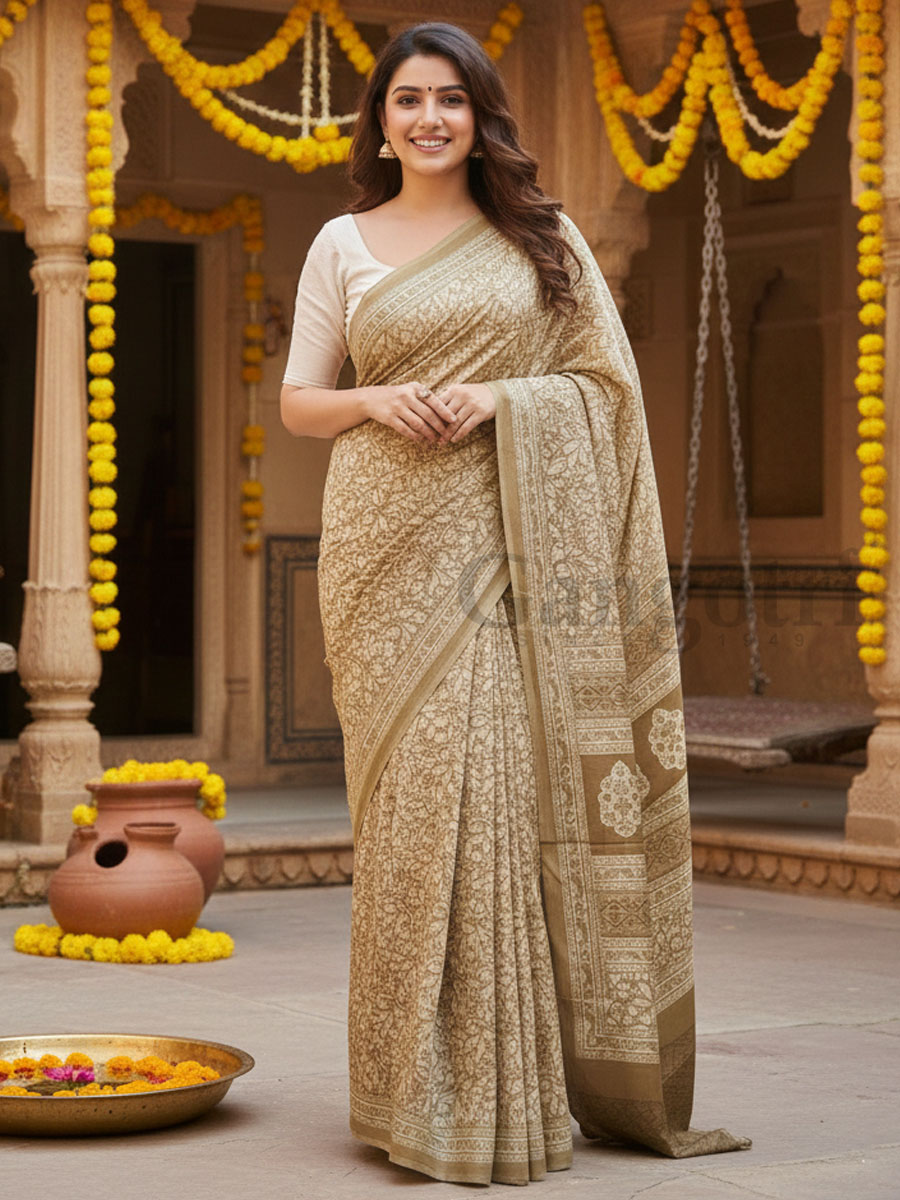 Sari Immitation Crepe