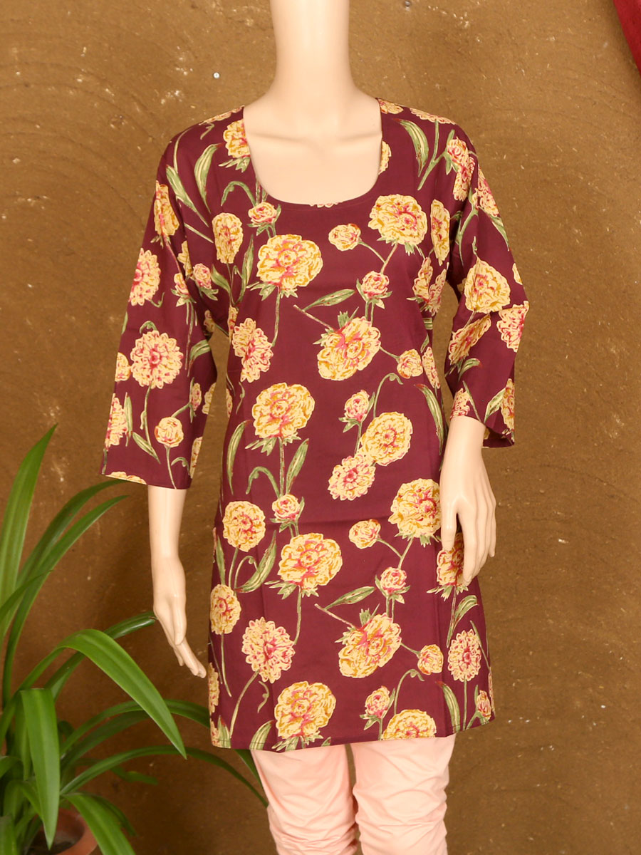 Women Fancy Cotton Tops XL